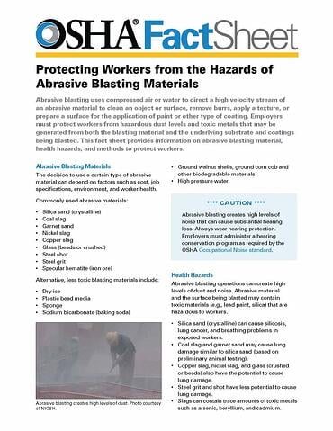 OSHA Fact Sheet